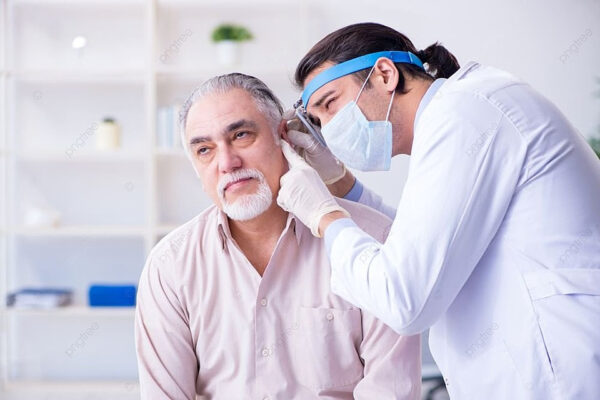 pngtree male patient visiting doctor otolaryngologist photo image 1887772